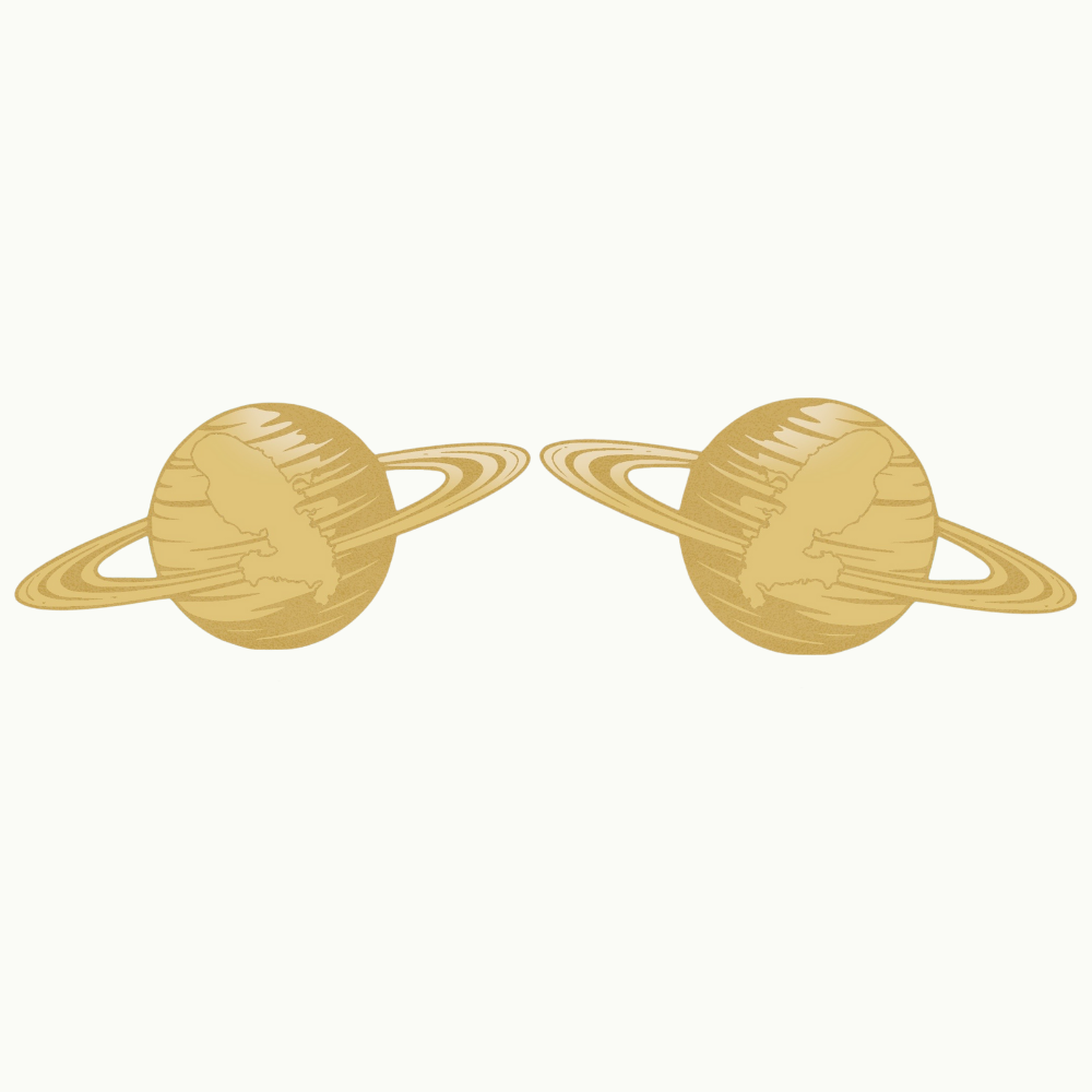 Boucles D'oreilles Vintage Space Age 1970 - Style Moderne Cylindrique En Acier Argenté, Fermoir Clip