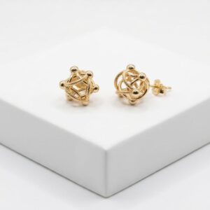 Boucle d'oreille CYCLONE Satinée