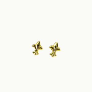 Boucles d'Oreilles Fleur de Lys 2.4cm