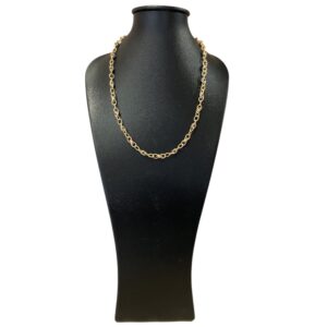 Chaine Maille Fantaisie 2 ton 45 cm