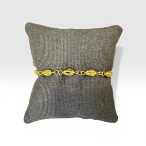 Bracelet femme maille forçat 19cm