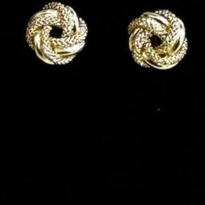 Boucle d'oreille nœud satiné