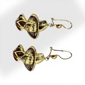 Boucles d'oreilles tête de pêcheur