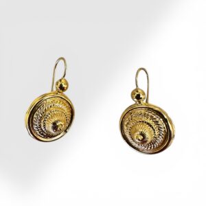 Boucles d'oreilles pendant chou