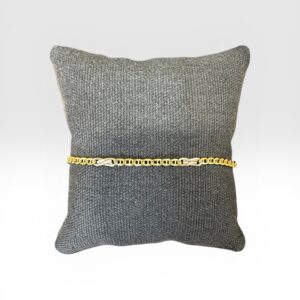 Bracelet maille Marine deux or