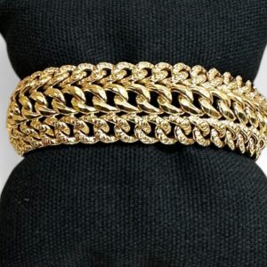 Bracelet maille gourmette