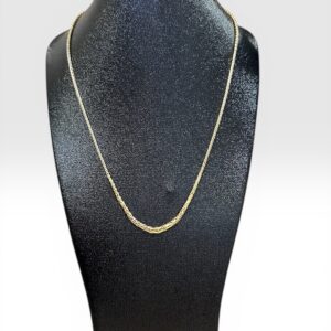 Chaine maille palmier en dégradé