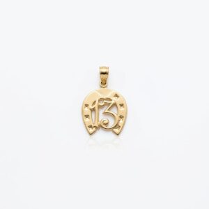 Pendentif fer à cheval( bélière plus fine)