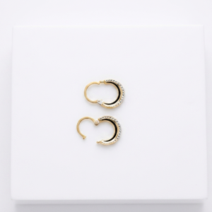 Boucle d'oreille Jonc strié