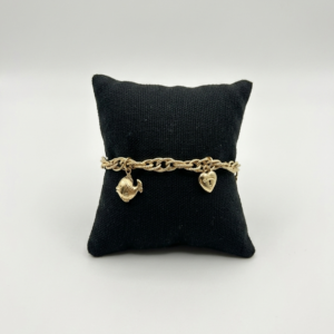 Bracelet double forçat avec 5 breloque