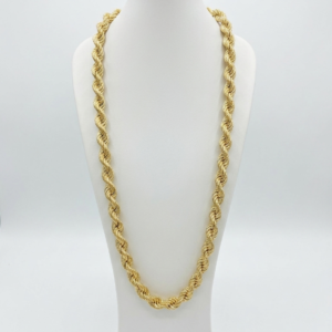 Chaine maille torsadée satiné