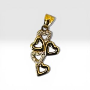 Pendentif cœur zirconium