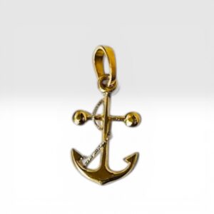 Pendentif ancre 2 or