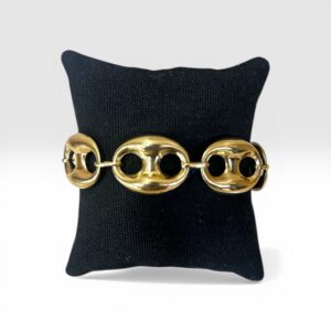 Bracelet maille café