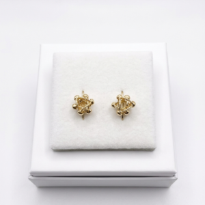 Boucles d'oreilles maille cyclone