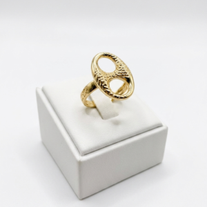 Bague maille café