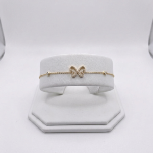 Bracelet diamant motif papillon