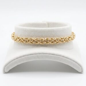Bracelet maille royale plate