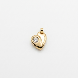 Pendentif cœur (zircon)