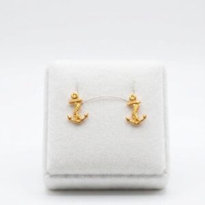 Boucle d'oreille Ancre