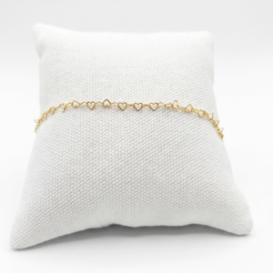 Chaine de Cheville Motif Cœur
