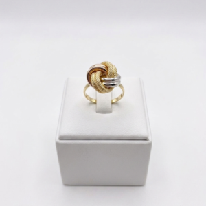 Bague Nœud Satiné 3 Or
