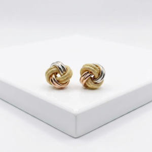 Boucle d'oreille Nœud 3 Or