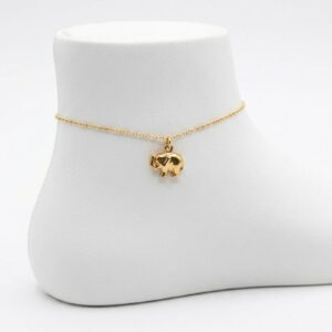 Chaine de Cheville Motif Eléphant