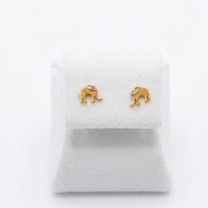 Boucle d'oreille Éléphant 2 Or