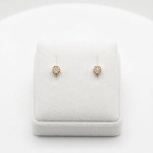 Boucle d'oreille Pastille Diamanté (zirconium)